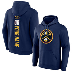 Denver Nuggets Playmaker Personalized Name & Number Pullover Hoodie Navy outlet