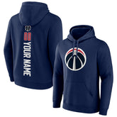 Washington Wizards Playmaker Personalized Name & Number Pullover Hoodie Navy