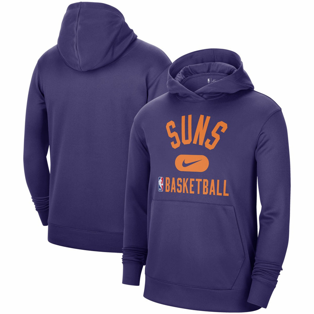 Phoenix Suns 2021-2022 Spotlight On Court Performance Practice Pullover Hoodie Purple - Nike