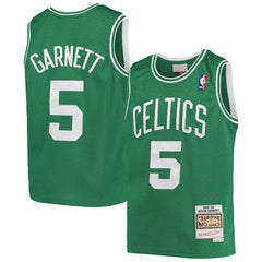 Kevin Garnett Boston Celtics Youth 2007/08 Hardwood Classics Swingman Jersey Kelly Green - Mitchell & Ness