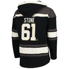 Mark Stone Vegas Golden Knights '47 Player Name & Number Lacer Pullover Hoodie - Black | US 4165304