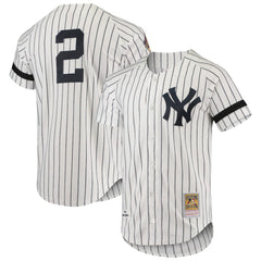 New York Yankees Mitchell & Ness Cooperstown Collection 1996 Authentic Home Jersey - White Jerseys