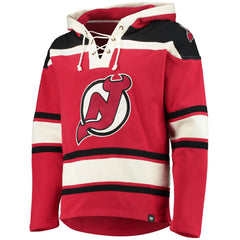 New Jersey Devils '47 Superior Lacer Hoodie - Red | US 4171419