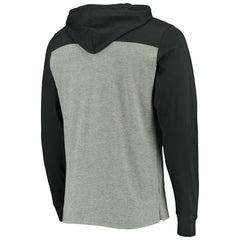 Pittsburgh Steelers '47 Franklin Wooster Throwback Long Sleeve Hoodie T-Shirt - Heathered Gray Hoodies