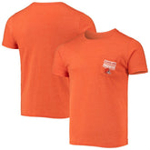 Cleveland Browns Field Goal Pocket Tri-Blend T-Shirt - Heathered Orange T-shirts