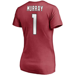 Kyler Murray Arizona Cardinals Women's Player Icon Name & Number V-Neck T-Shirt - Cardinal T-shirts