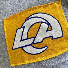 Los Angeles Rams Refried Apparel Sustainable Angle Long Sleeve T-Shirt - Gray T-shirts