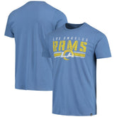 Los Angeles Rams '47 Stripe Thru Franklin T-Shirt - Heathered Royal T-shirts