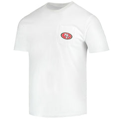 San Francisco 49ers Vineyard Vines Big & Tall Helmet T-Shirt - White T-shirts