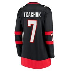 Brady Tkachuk Ottawa Senators Fanatics Women's Home Breakaway Jersey - Black | US 4186620