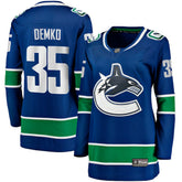 Thatcher Demko Vancouver Canucks Fanatics Women's Home Breakaway Jersey - Blue | US 4187818