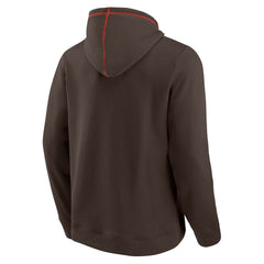 Cleveland Browns Tiebreaker Pullover Hoodie - Brown Hoodies