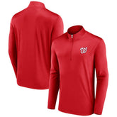 Washington Nationals Fanatics Underdog Mindset Quarter-Zip Top - Red Tops