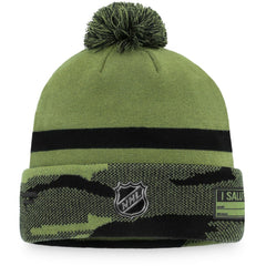 Washington Capitals Fanatics Military Appreciation Cuffed Knit Hat with Pom - Camo | US 4196061