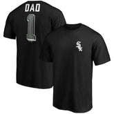 Chicago White Sox Fanatics Number One Dad Team T-Shirt - Black T-shirts