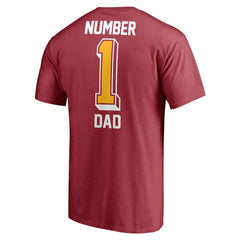 Arizona Cardinals #1 Dad T-Shirt - Cardinal T-shirts
