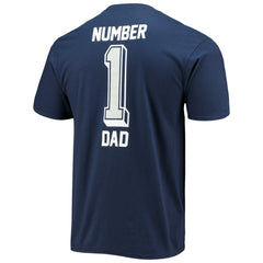 Dallas Cowboys #1 Dad T-Shirt - Navy T-shirts