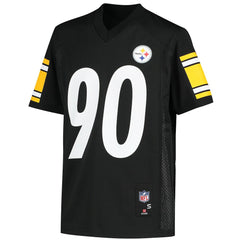 T.J. Watt Pittsburgh Steelers Youth Replica Player Jersey - Black Jerseys