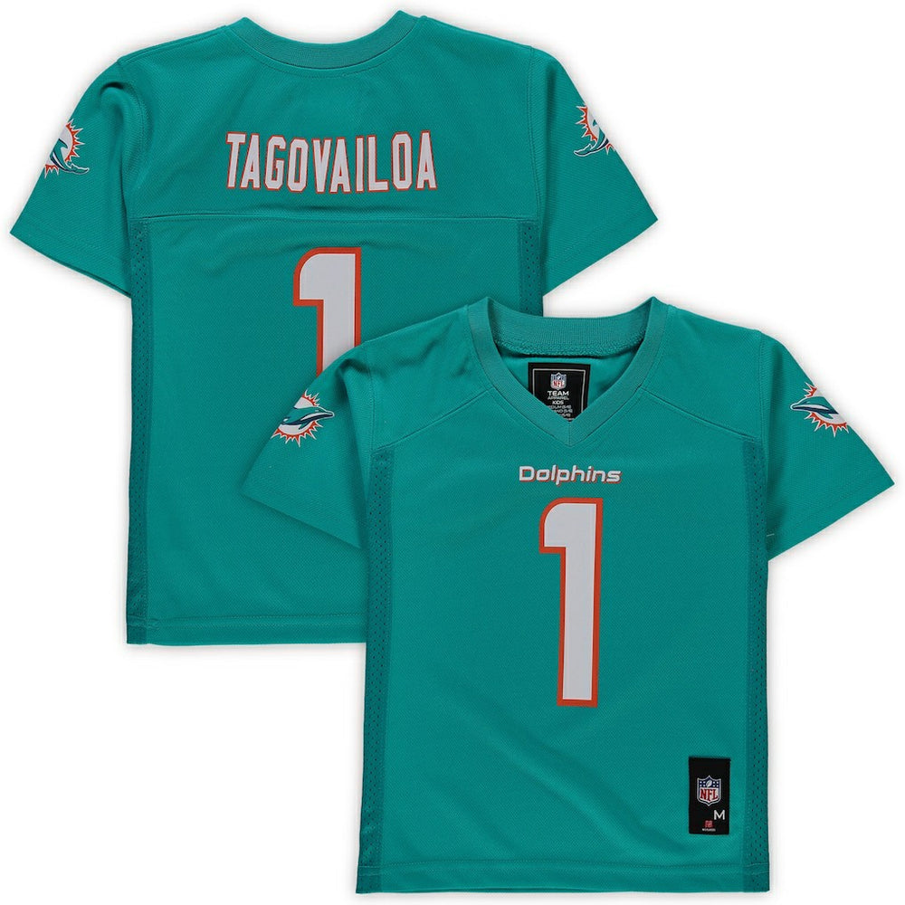 Tua Tagovailoa Miami Dolphins Preschool Replica Player Jersey - Aqua Jerseys