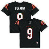 Joe Burrow Cincinnati Bengals Preschool Replica Player Jersey - Black Jerseys