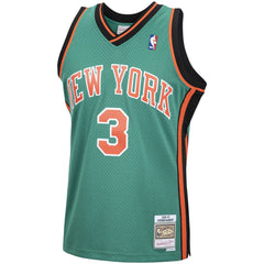 Stephon Marbury New York Knicks 2006/07 Hardwood Classics Swingman Jersey Green - Mitchell & Ness