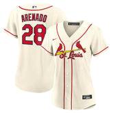 Nolan Arenado St. Louis Cardinals Nike Women's Alternate Replica Player Jersey - Cream Jerseys