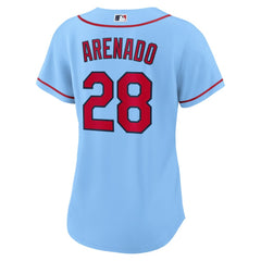 Nolan Arenado St. Louis Cardinals Nike Women's Alternate Replica Player Jersey - Light Blue Jerseys