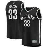 Nicolas Claxton Brooklyn Nets Fast Break Replica Jersey Icon Edition Black - Fanatics