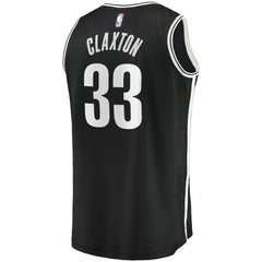 Nicolas Claxton Brooklyn Nets Fast Break Replica Jersey Icon Edition Black - Fanatics