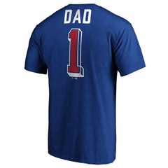 Texas Rangers Number One Dad T-Shirt - Royal T-shirts
