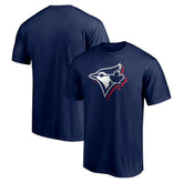 Toronto Blue Jays Red White and Team T-Shirt - Navy T-shirts