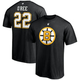 Willie O'Ree Boston Bruins Fanatics Authentic Stack Retired Player Name & Number T-Shirt - Black | US 4217196