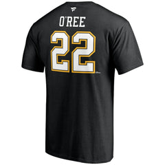 Willie O'Ree Boston Bruins Fanatics Authentic Stack Retired Player Name & Number T-Shirt - Black | US 4217196