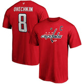 Alexander Ovechkin Washington Capitals Fanatics Big & Tall Captain Patch Name & Number T-Shirt - Red | US 4218048
