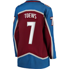 Devon Toews Colorado Avalanche Fanatics Women's Home Breakaway Player Jersey - Burgundy | US 4222741