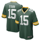 Bart Starr Green Bay Packers Retired Player Game Jersey - Green Jerseys