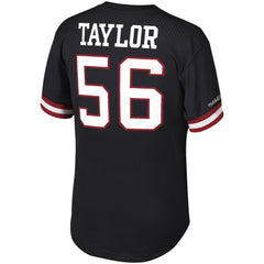 Lawrence Taylor New York Giants Retired Player Name & Number Mesh Top - Black Tops