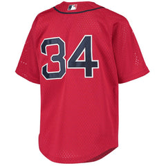 David Ortiz Boston Red Sox Mitchell & Ness Youth Cooperstown Collection Batting Practice Jersey - Red Jerseys