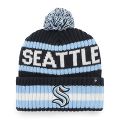 Seattle Kraken '47 Bering Cuffed Knit Hat with Pom - Navy | US 4236756