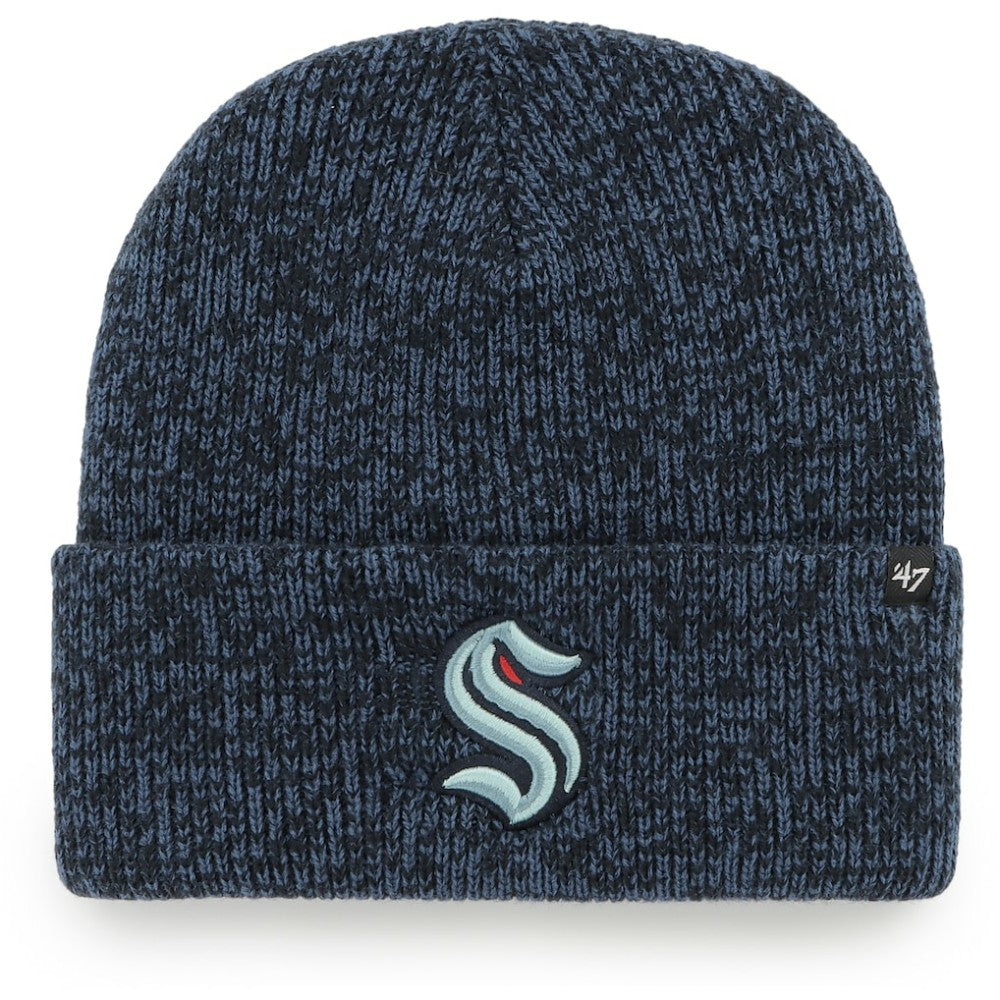 Seattle Kraken '47 Brain Freeze Cuffed Knit Hat - Deep Sea Blue | US 4236770