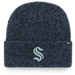 Seattle Kraken '47 Brain Freeze Cuffed Knit Hat - Deep Sea Blue | US 4236770