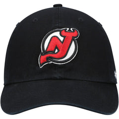 New Jersey Devils '47 Primary Logo Clean Up Adjustable Hat - Black | US 4236816