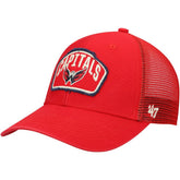 Washington Capitals '47 Cledus MVP Trucker Snapback Hat - Red | US 4236890