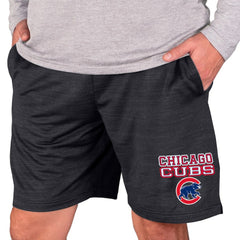 Chicago Cubs Concepts Sport Bullseye Knit Jam Shorts - Charcoal Shorts
