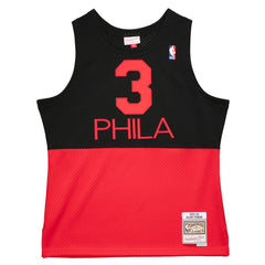 Allen Iverson Philadelphia 76ers 2003/04 Hardwood Classics Reload 2.0 Swingman Jersey Black - Mitchell & Ness