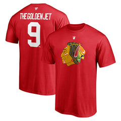 Bobby Hull Chicago Blackhawks Fanatics Authentic Stack Retired Player Nickname & Number T-Shirt - Red | US 4240305