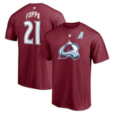 Peter Forsberg Colorado Avalanche Fanatics Authentic Stack Retired Player Nickname & Number T-Shirt - Burgundy | US 4240307