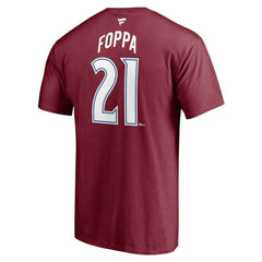 Peter Forsberg Colorado Avalanche Fanatics Authentic Stack Retired Player Nickname & Number T-Shirt - Burgundy | US 4240307