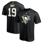 Ryan Whitney Pittsburgh Penguins Fanatics Authentic Stack Retired Player Nickname & Number T-Shirt - Black | US 4240310