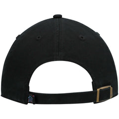 Miami Marlins '47 Youth Team Logo Clean Up Adjustable Hat - Black Hats